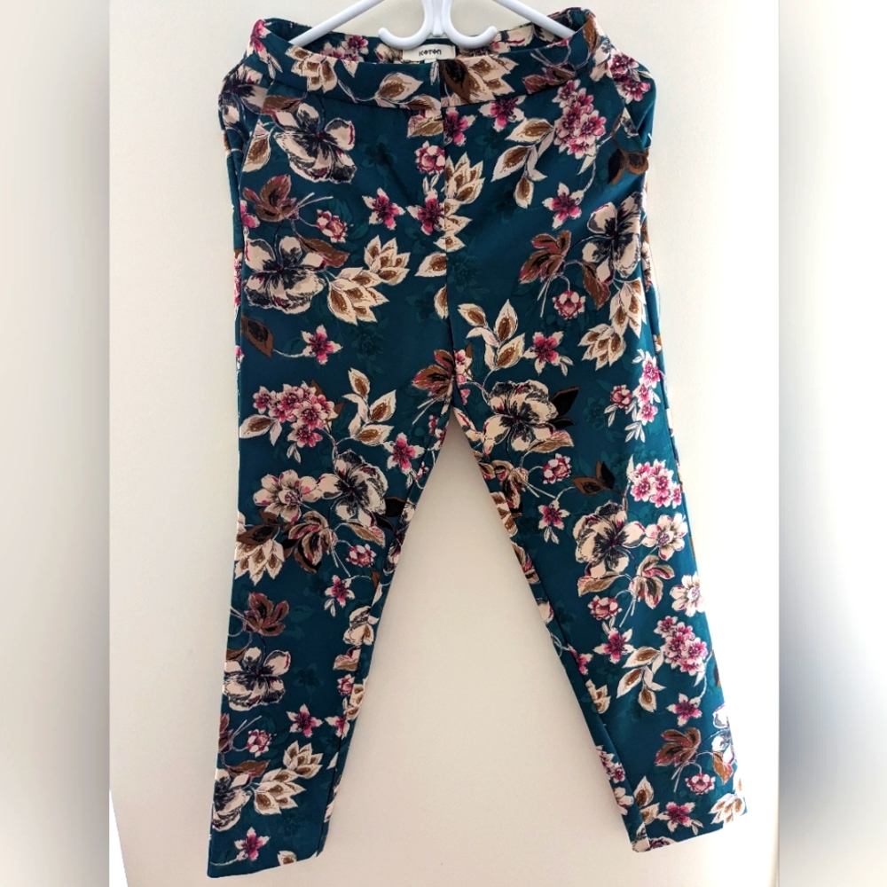 Floral dress pants